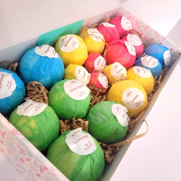 20 pcs Anjou Natural Bath Bombs SPA Essential Oils Relaxing Birthday Mother Gift - Picture 3 of 7